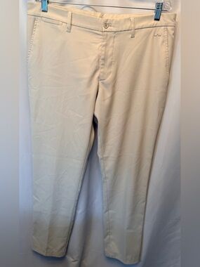 J.Lindeberg Elliott Pants Men’s 34x30 Stretch Polyester Tech Stone GMPA11047